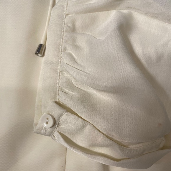 NWT GIBSON LATIMER CREAM/IVORY LONG SLEEVE BLOUSE Sz XL - Picture 5 of 11